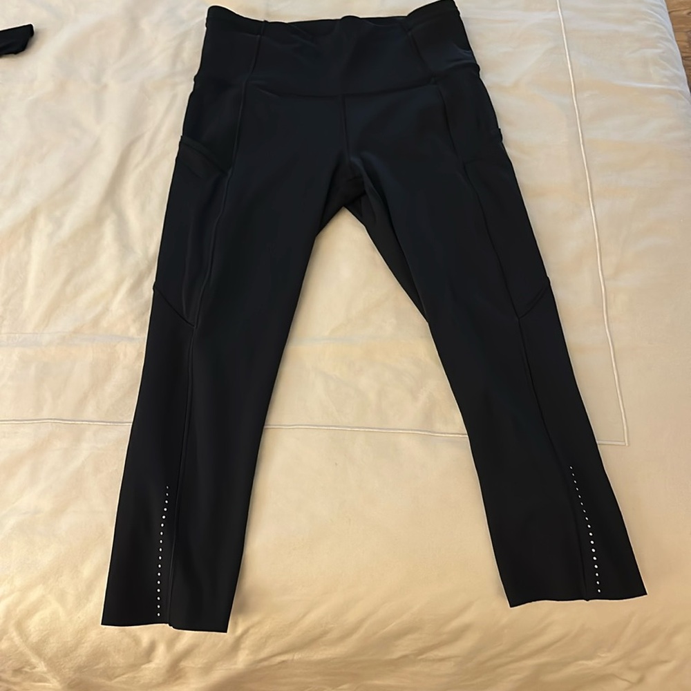 Lululemon fast and free cropped leggings